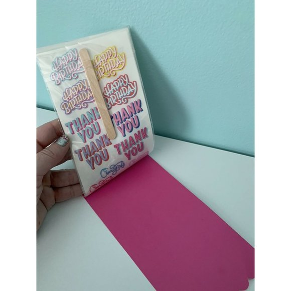 American Craft Damask Love Wild Card Scrapbook Craft Card Transfer Rub On Sheets - Picture 4 of 4